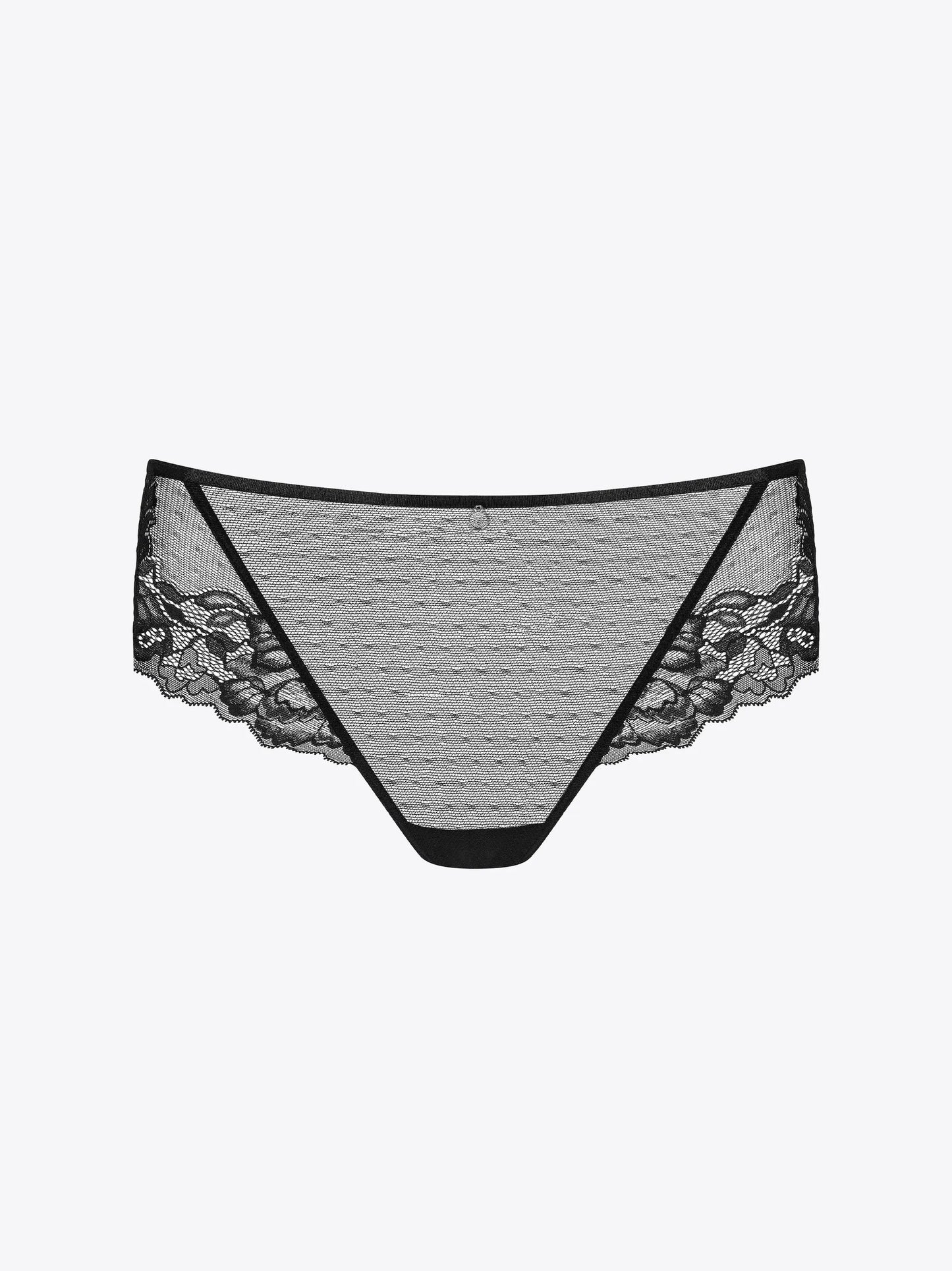 Musta värvi hipster string aluspüksid