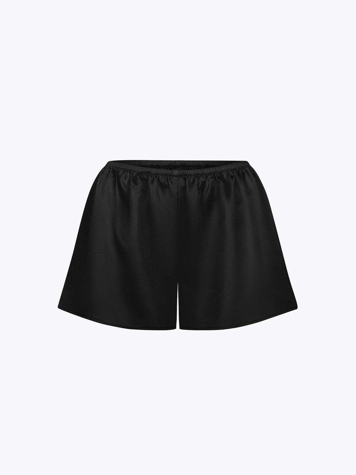 Musta värvi polüestrist pidžaama püksid