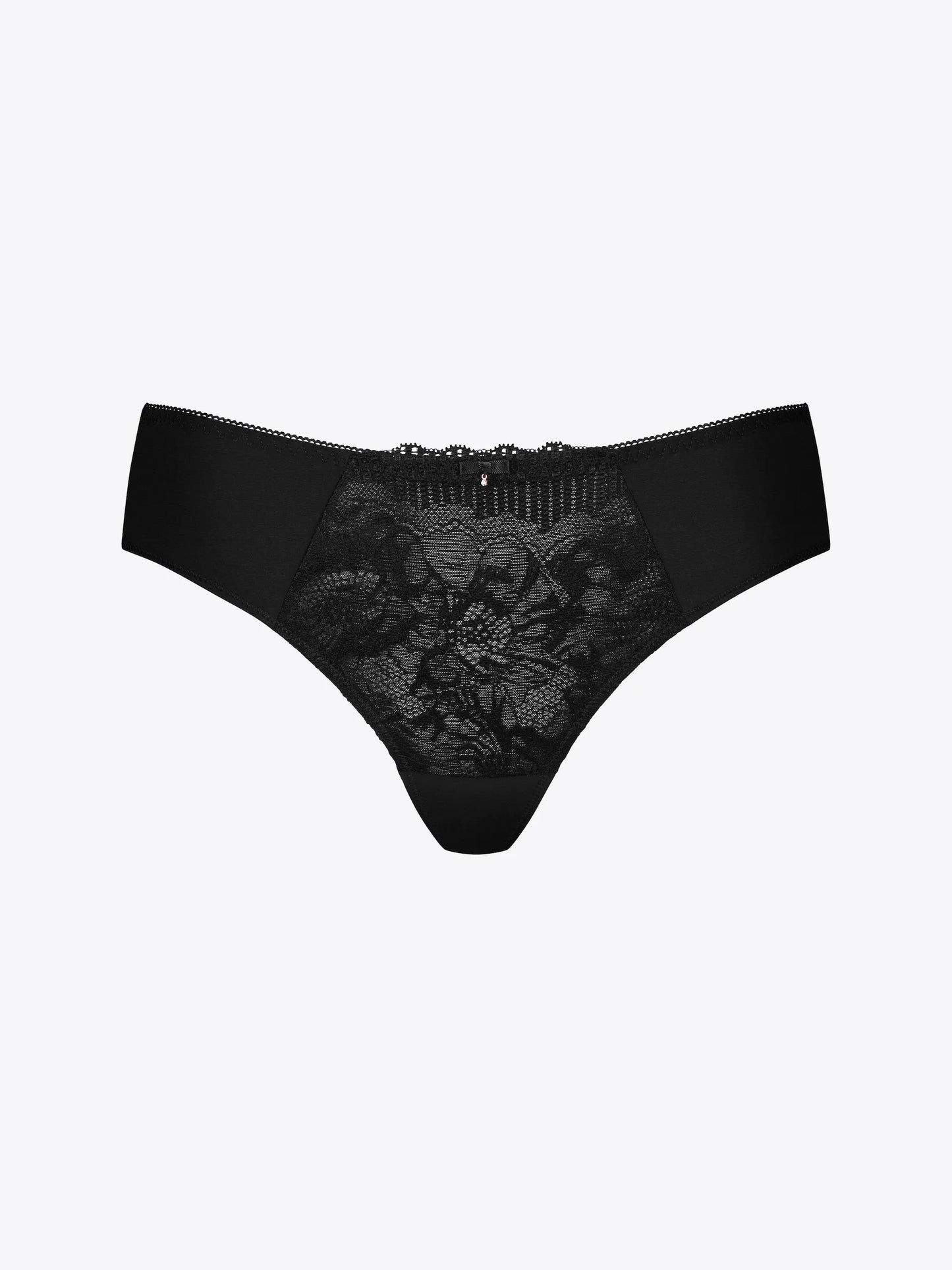 Musta värvi pitsilised tai aluspüksid