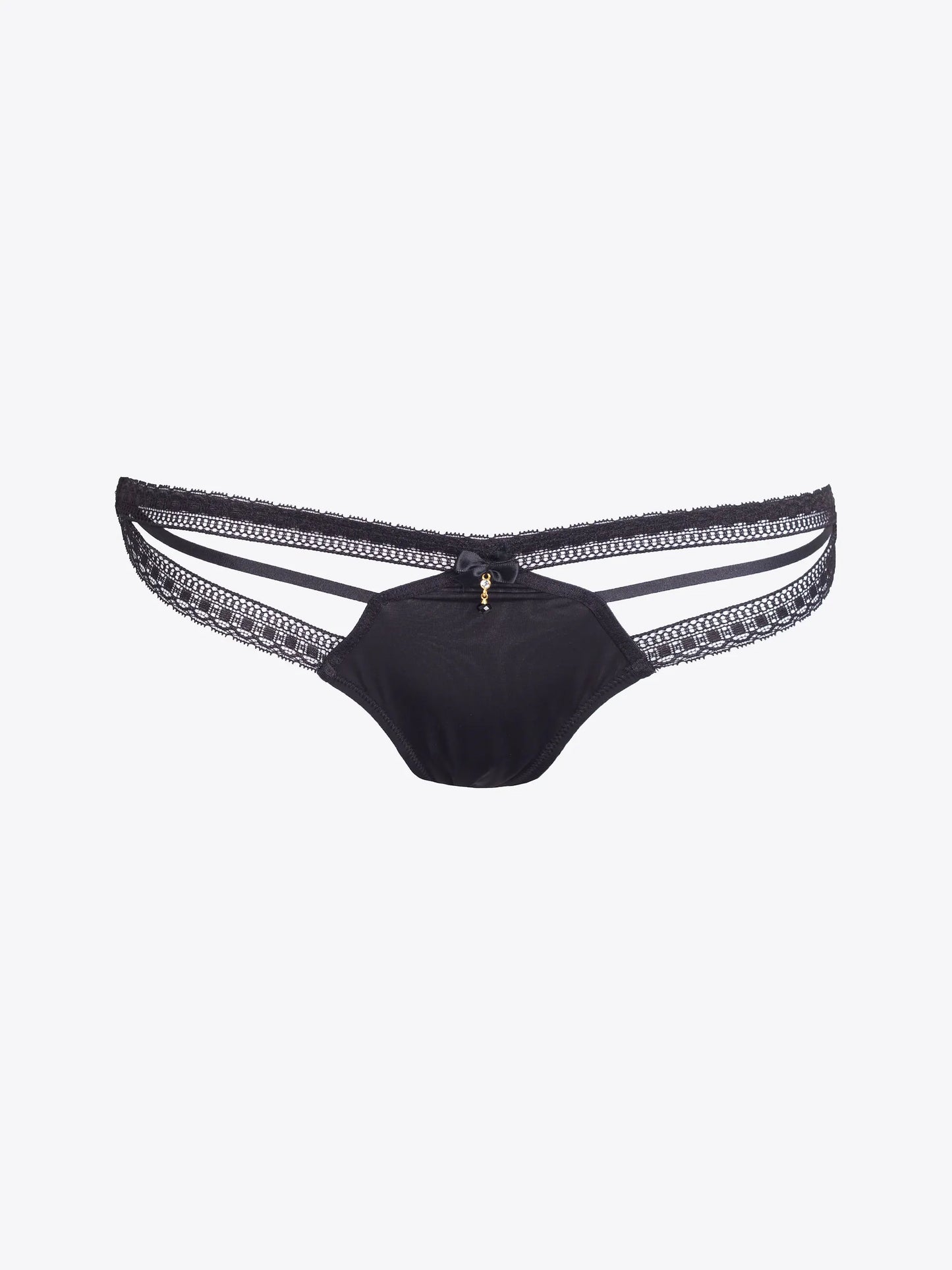 Musta värvi string mini