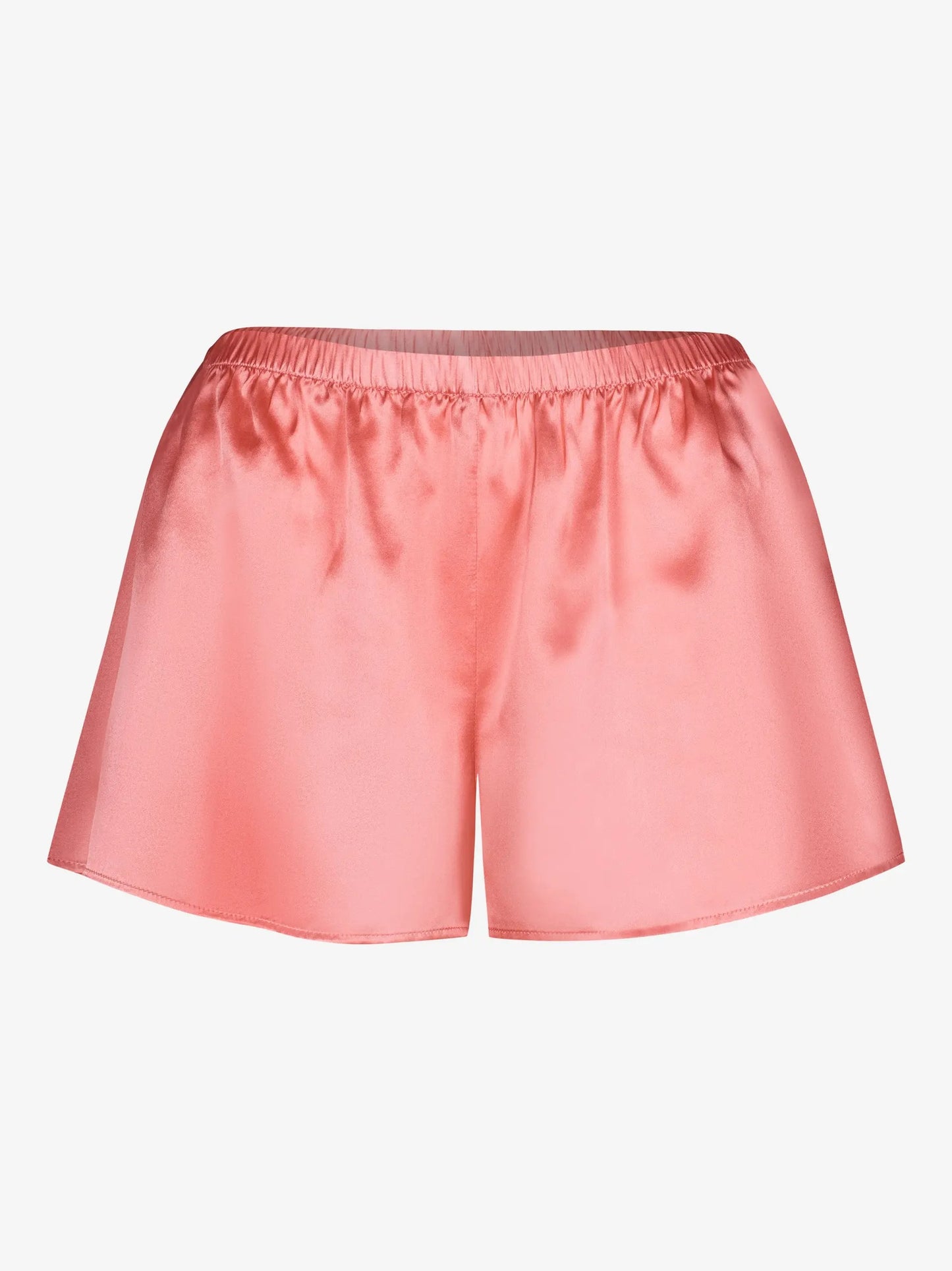 Vrsiku värvi siidist shortsid