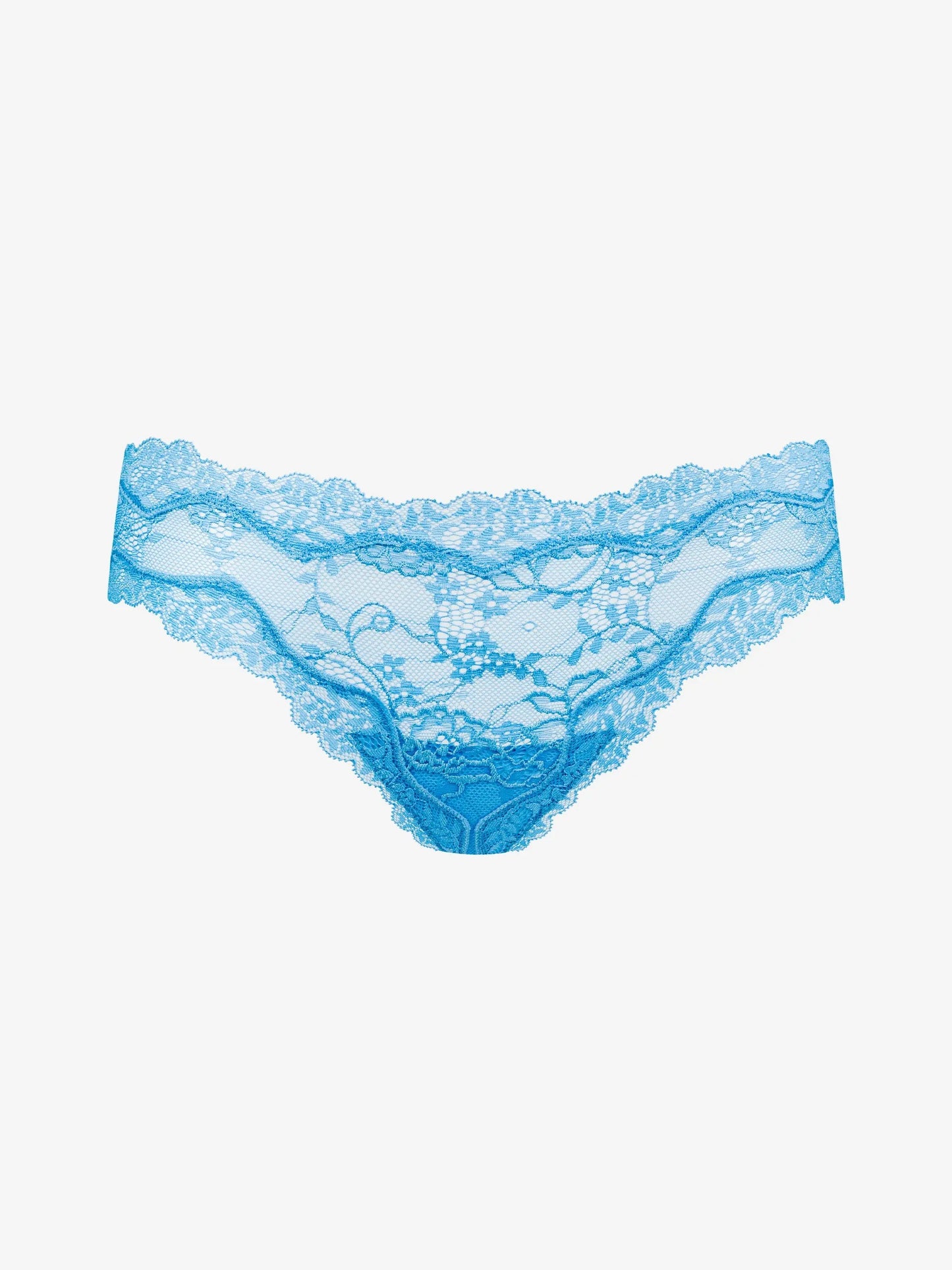 Helesinised pitsilised aluspüksid