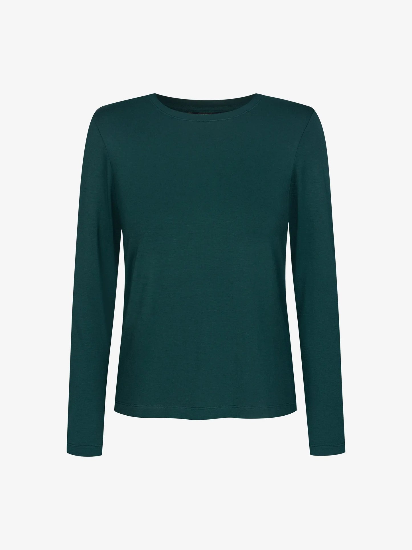 Tumeroheline Lily pikkade varrukatega viskoosist pluus