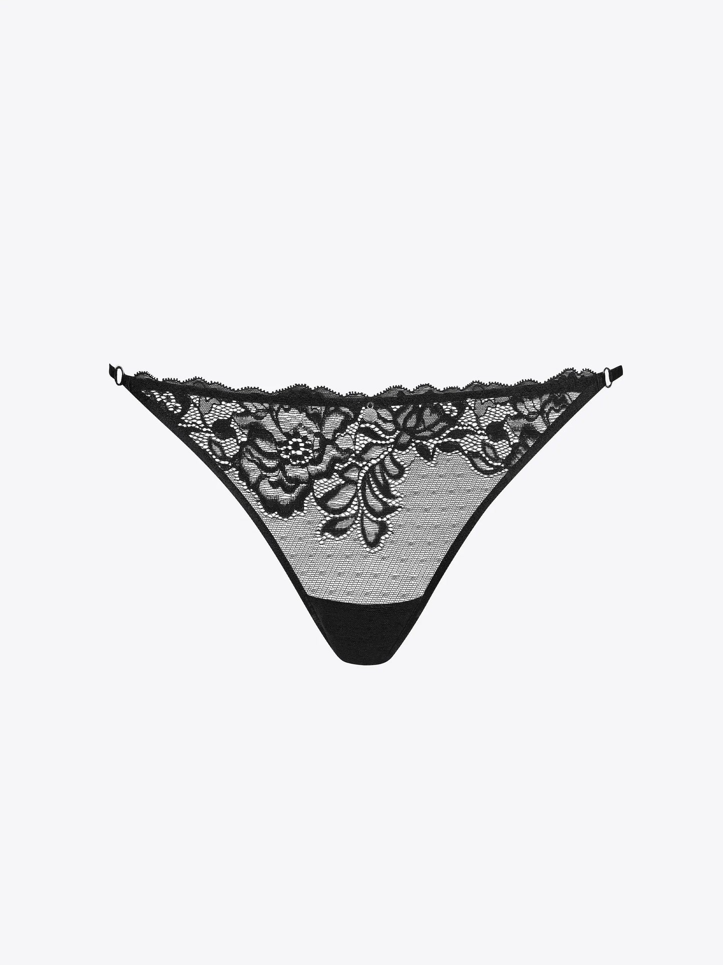 Musta värvi string mini aluspüksid