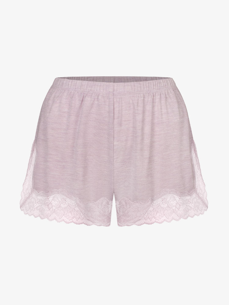 Helelillad siidist Salandra shortsid