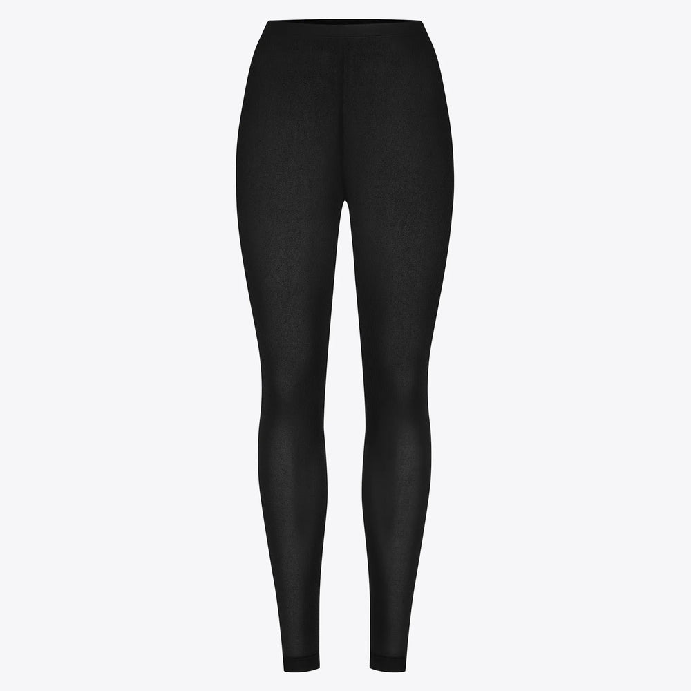 Musta värvi pikad siidist püksid