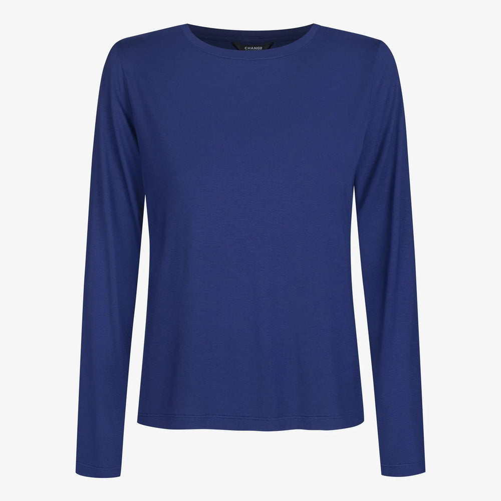 Tumesinine pikkae varrukatega Alba pluus