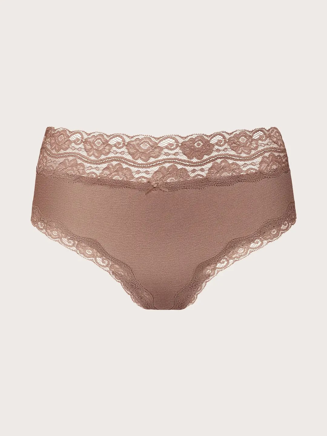 Pruuni värvi Dolly hipster string high waist aluspüksid