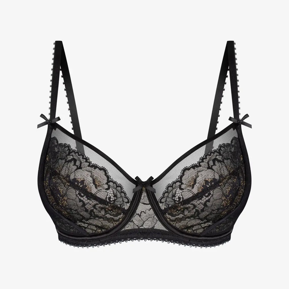 Musta ja kuldsega Stella full cup rinnahoidja
