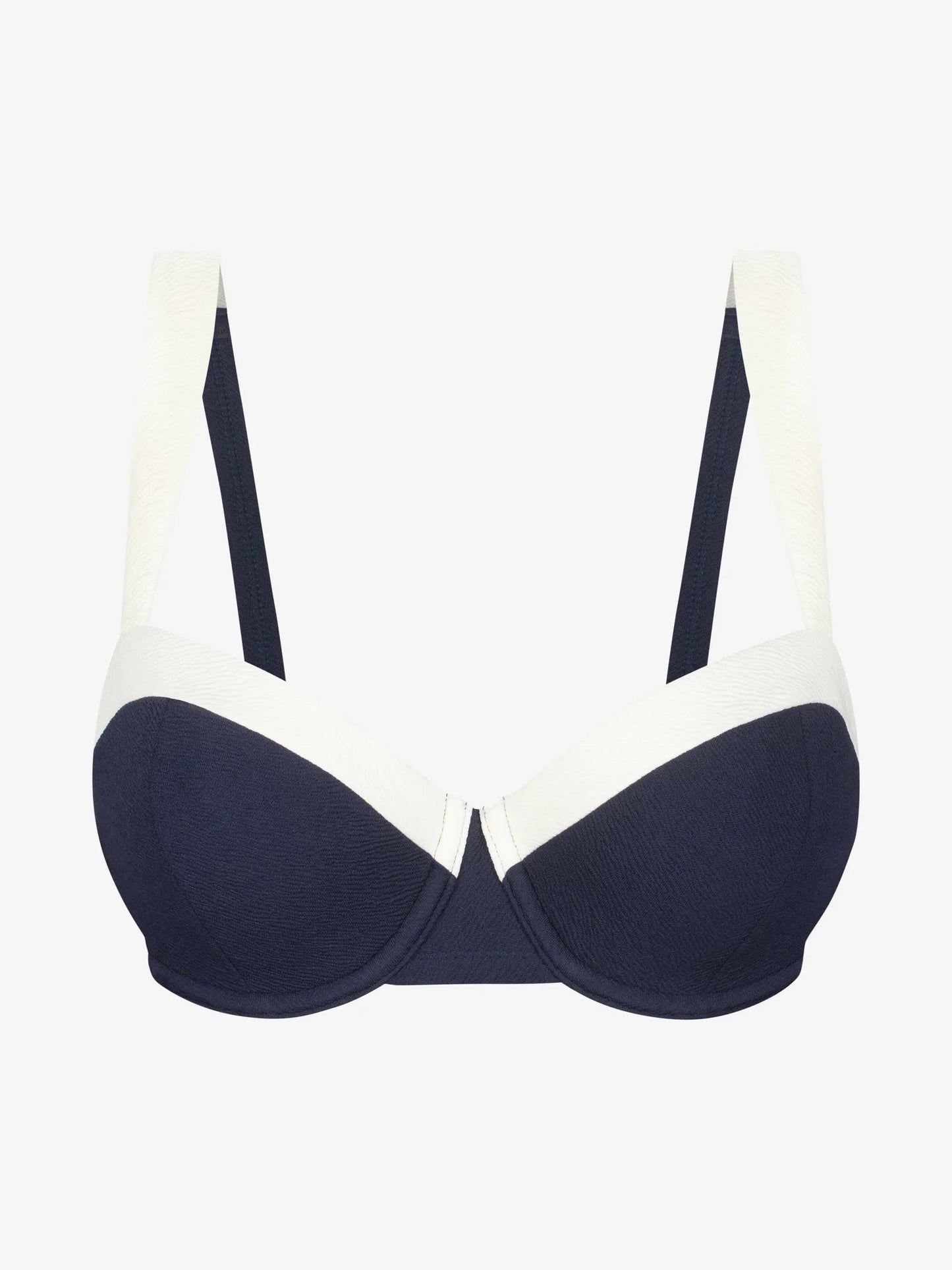 Tumesinine Alexa padded bikiini top