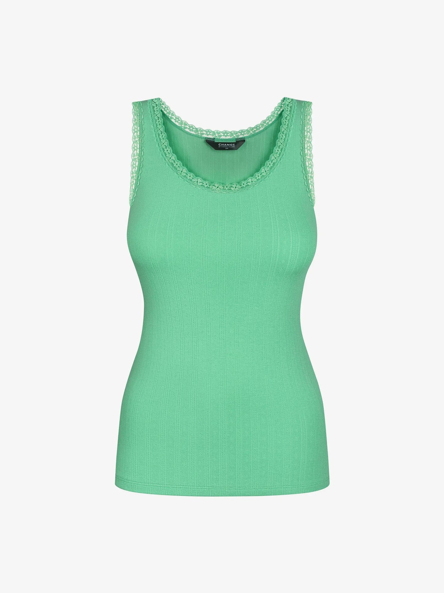 Roheline puuvillane topp