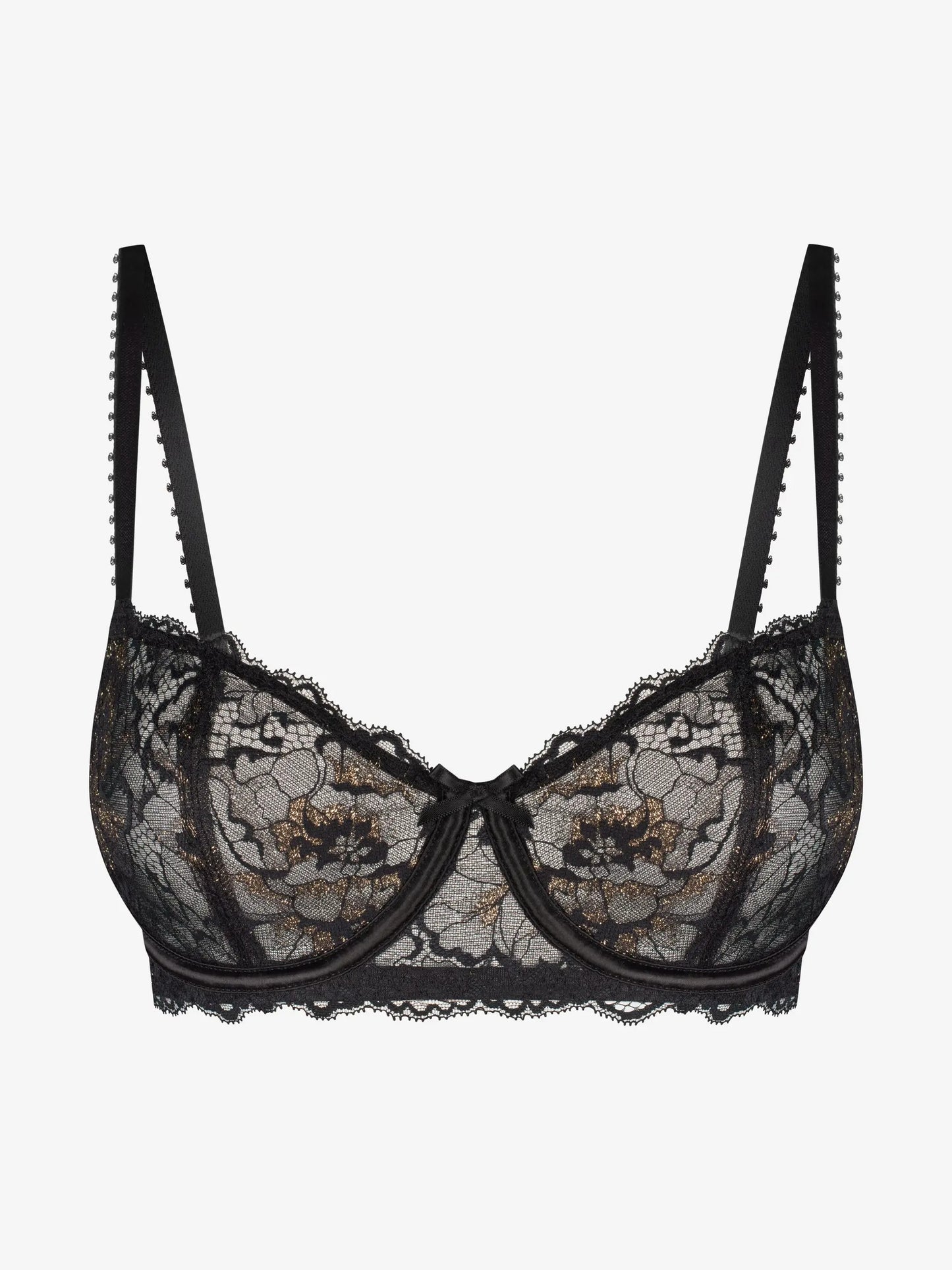 Musta ja kuldsega Stella Balconette rinnahoidja