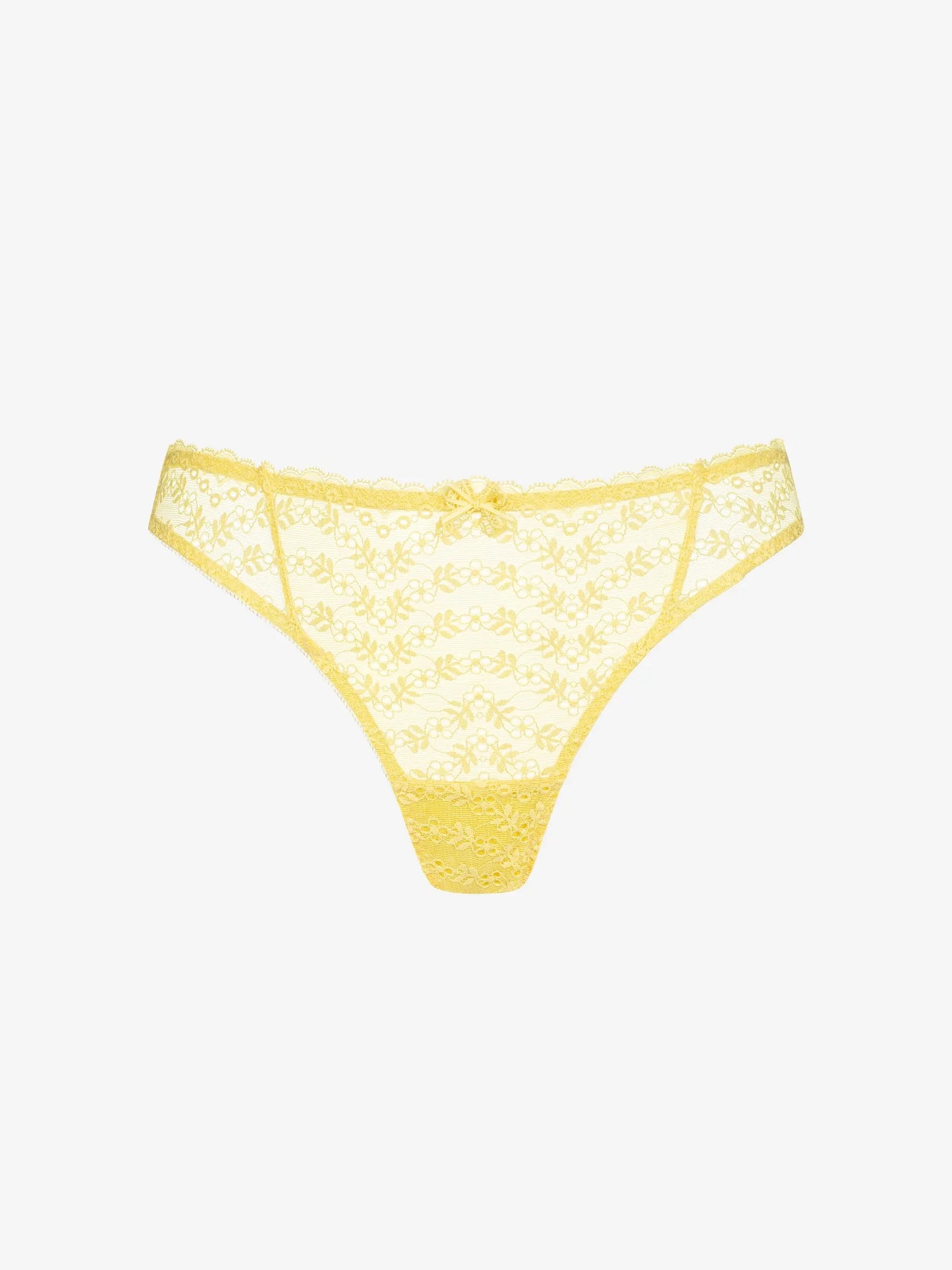 Kollased Sybile pitsilised tai aluspüksid