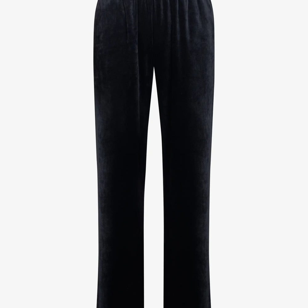 Musta värvi Penny veluurist püksid