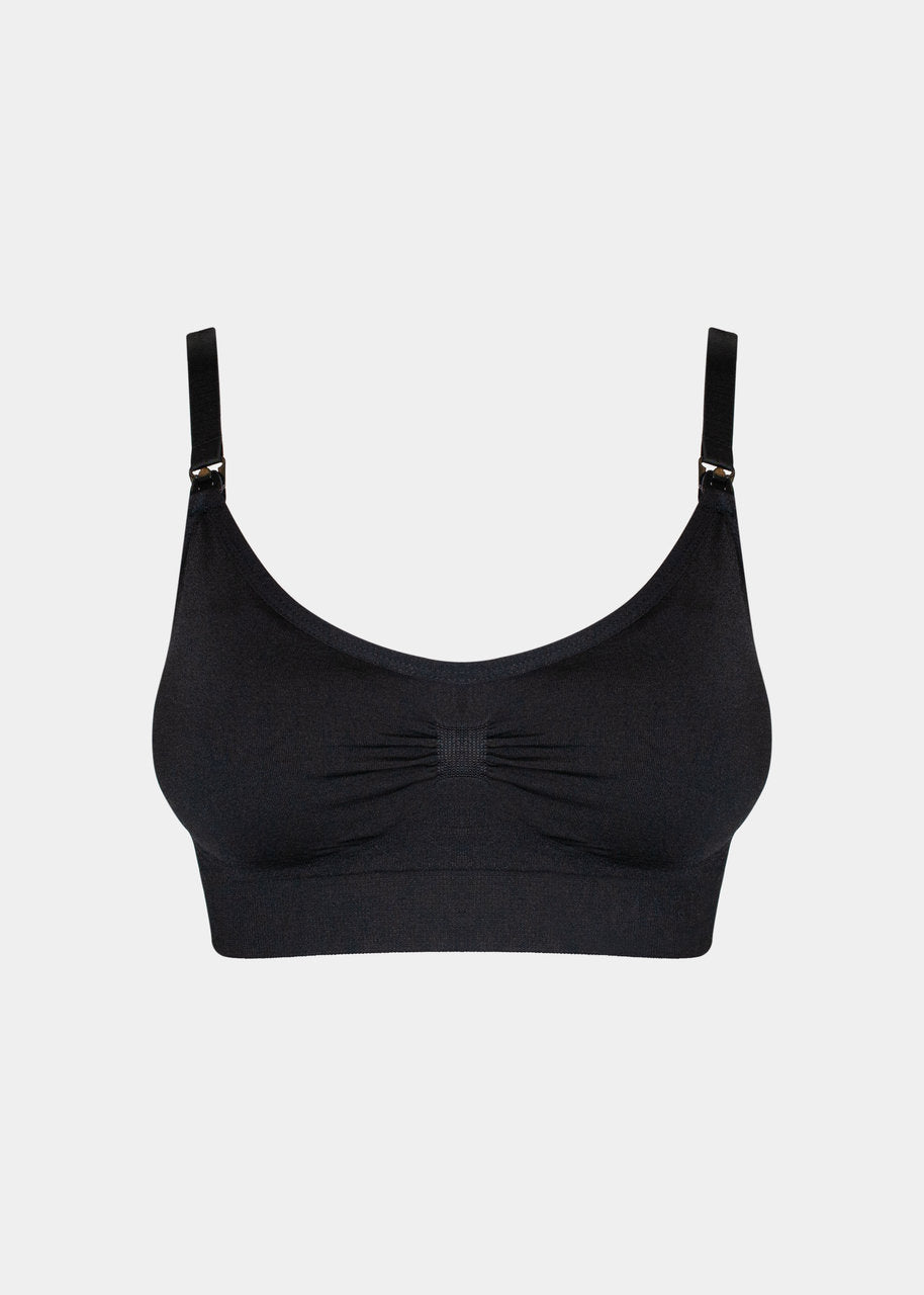Mommy Comfort Nursing Bra - Black