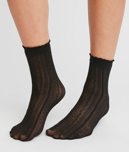 Cher Sheer Ankle Socks 20D